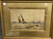 WATERCOLOR BY T.B. HARDY SAILB
