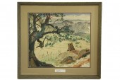 WATERCOLOR - California landsc