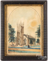 WATERCOLOR CATHEDRAL VIEW<br>W
