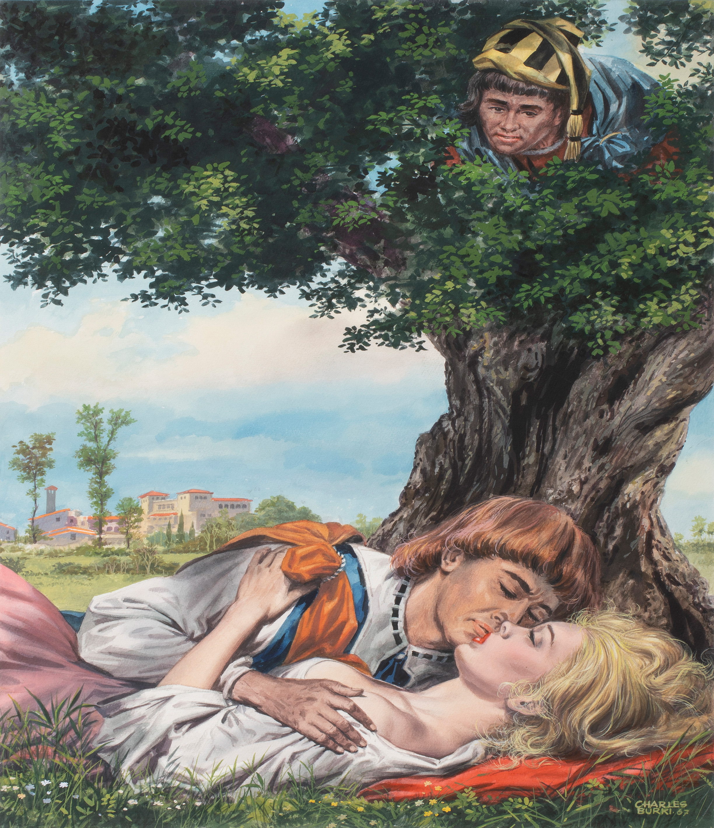 WATERCOLOR, CHARLES BURKI Charles