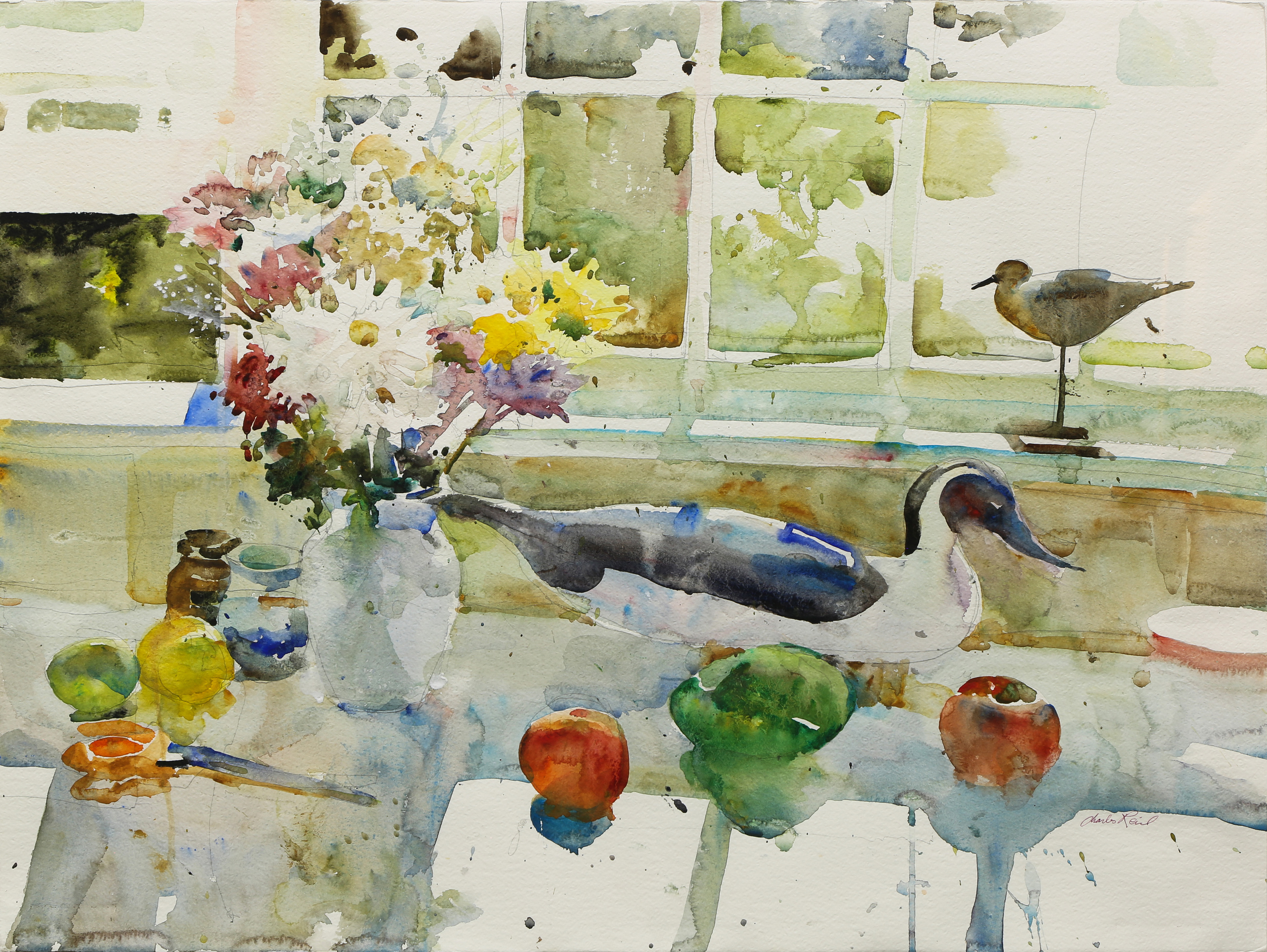 WATERCOLOR, CHARLES REID Charles