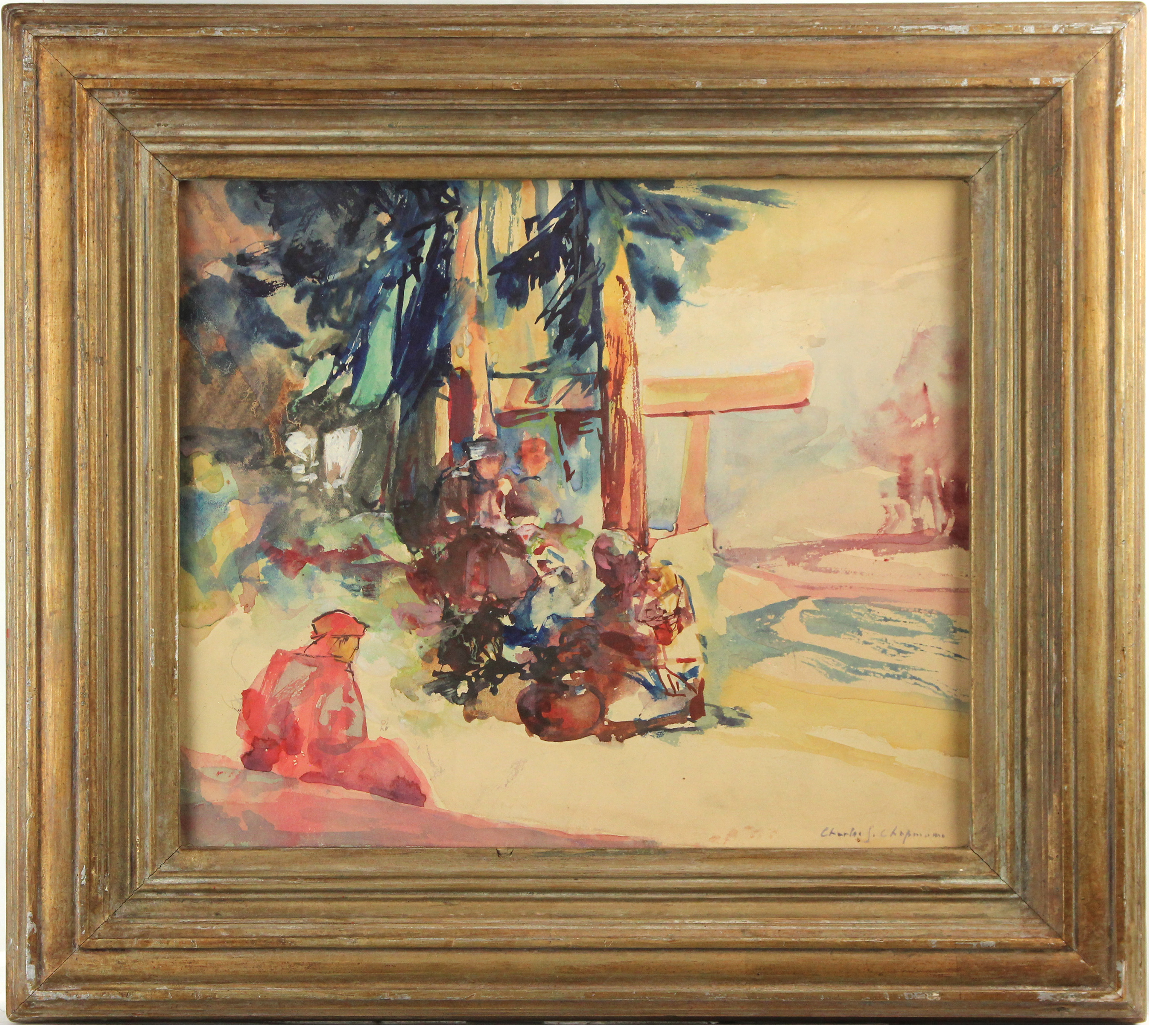 WATERCOLOR, CHARLES SHEPARD CHAPMAN