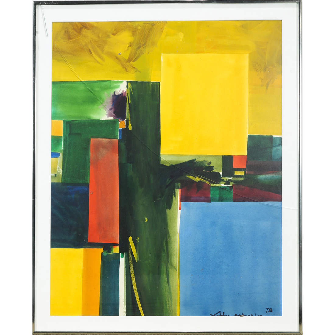 WATERCOLOR, COLORS IN BLOCK FORM