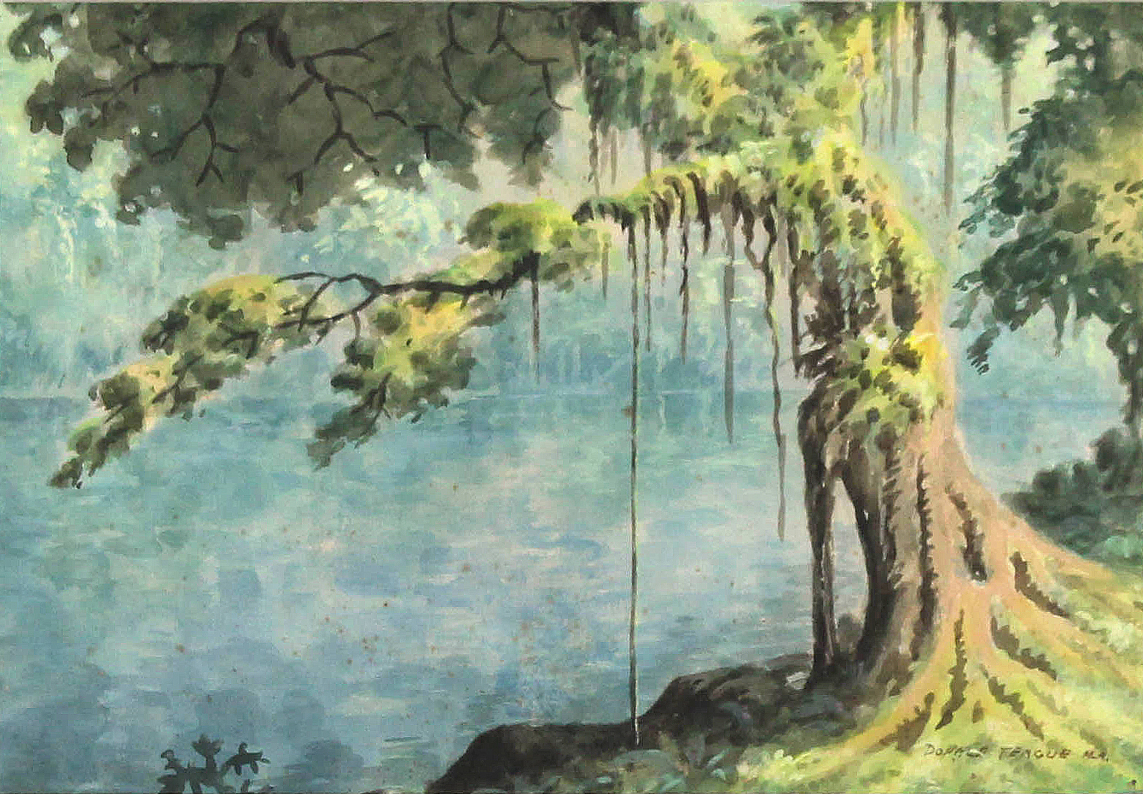 WATERCOLOR, DONALD TEAGUE Donald