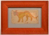 WATERCOLOR DRAWING OF A LEOPAR