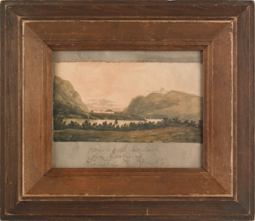 Watercolor drawing of West Point