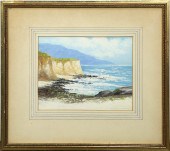 WATERCOLOR, EDWARD LANGLEY Edw