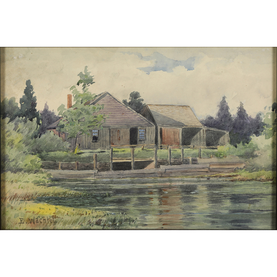 WATERCOLOR, ELMER WACHTEL Elmer