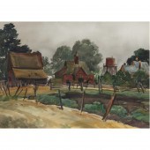 WATERCOLOR, EMIL KOSA JR Emil