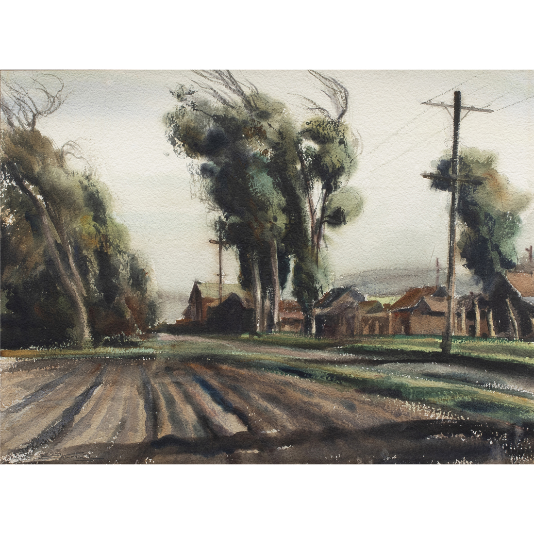 WATERCOLOR, EMIL KOSA JR Emil