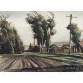WATERCOLOR, EMIL KOSA JR Emil