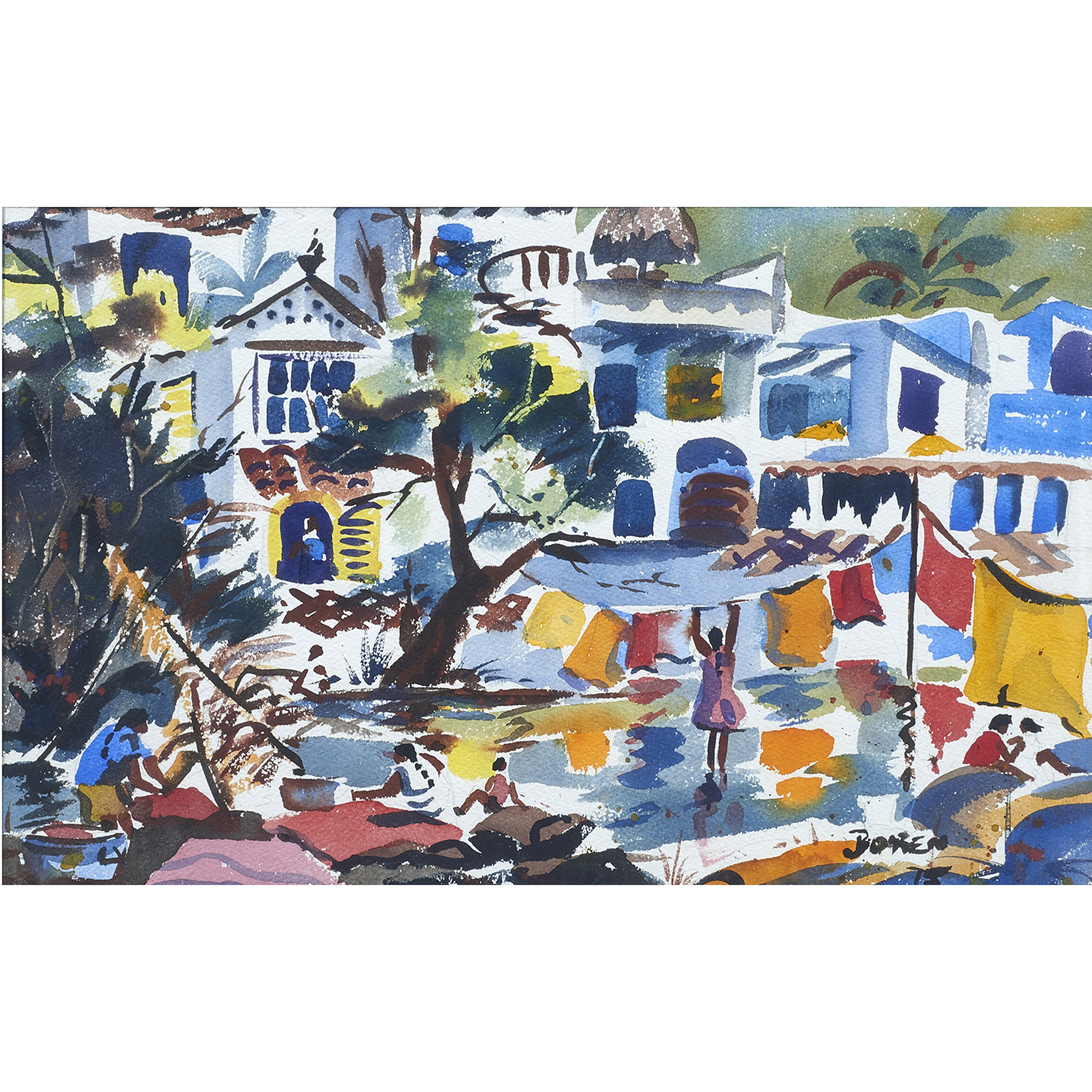 WATERCOLOR, EVELYNE BOREN Evelyne