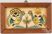 WATERCOLOR FRAKTUR STYLE DRAWI