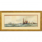 WATERCOLOR, FRANK HENRY MASON