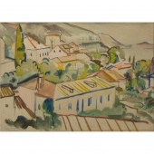 WATERCOLOR, FRIEDA SALVENDY Fr