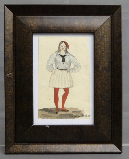 Watercolor from a play ''The