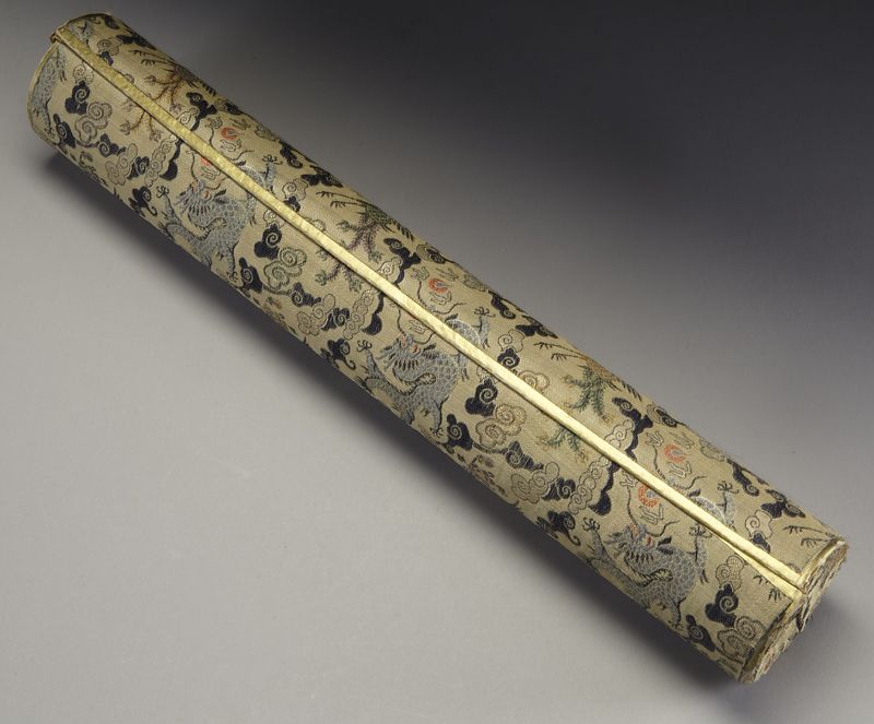 Watercolor hand scroll attr. to
