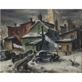 WATERCOLOR, HENRY MARTIN GASSE