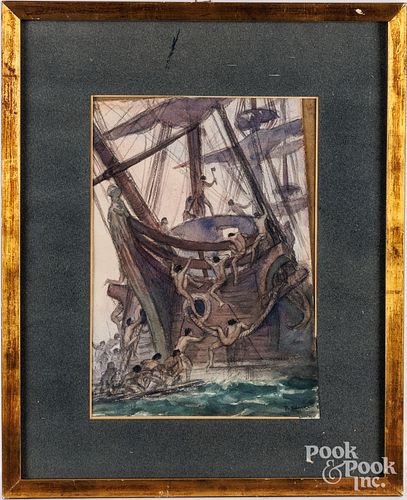 WATERCOLOR ILLUSTRATION OF