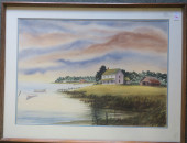 WATERCOLOR LANDSCAPE BY FLORIA
