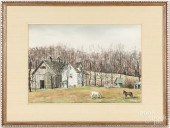 WATERCOLOR LANDSCAPE, BY JEAN
