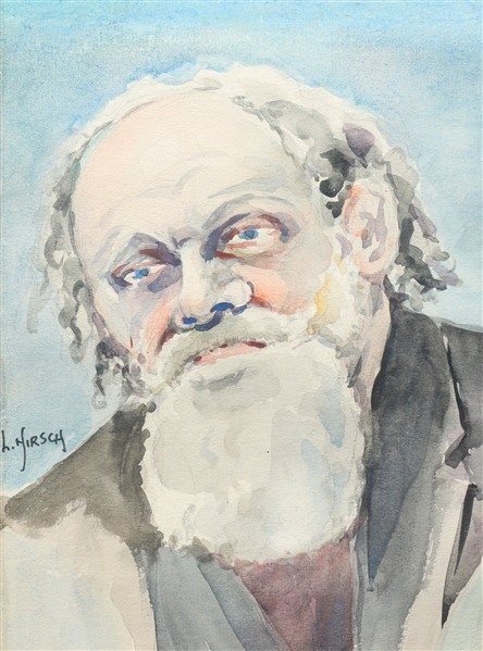 Watercolor, Louis Hirsch (American,