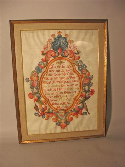 Watercolor Manuscript Page     
