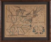 WATERCOLOR MAP OF THE UNITED S