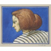 WATERCOLOR, MILLARD SHEETS Mil