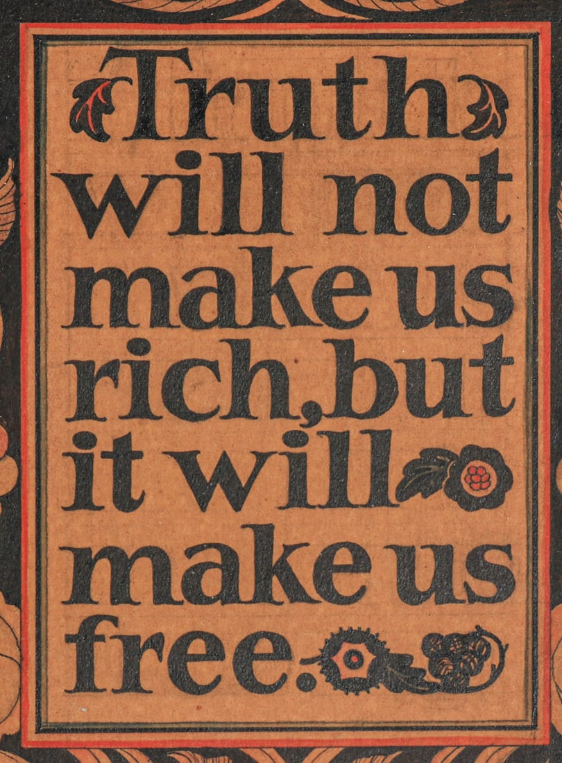 WATERCOLOR MOTTO DRAWING "TRUTH