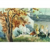 WATERCOLOR, MURIEL MIRIAM ROBE