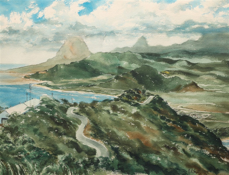 Watercolor Norman Kirk (American,