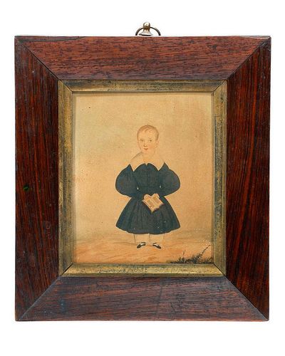WATERCOLOR OF A CHILD WITH