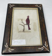 WATERCOLOR OF BIRD BIRD ON TWI