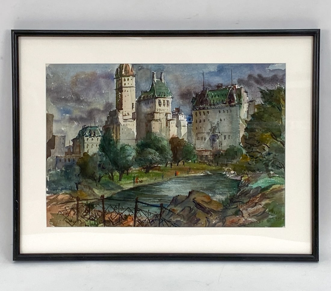 WATERCOLOR OF QUEBEC CITY