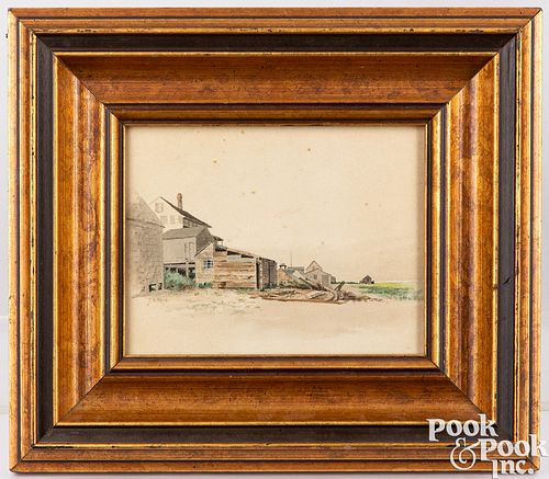 WATERCOLOR OF THE STRAND,