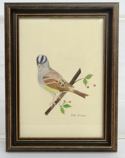 Watercolor on paper ''A White