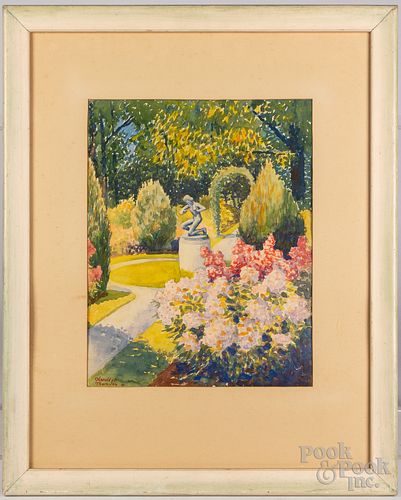 WATERCOLOR ON PAPER OF A