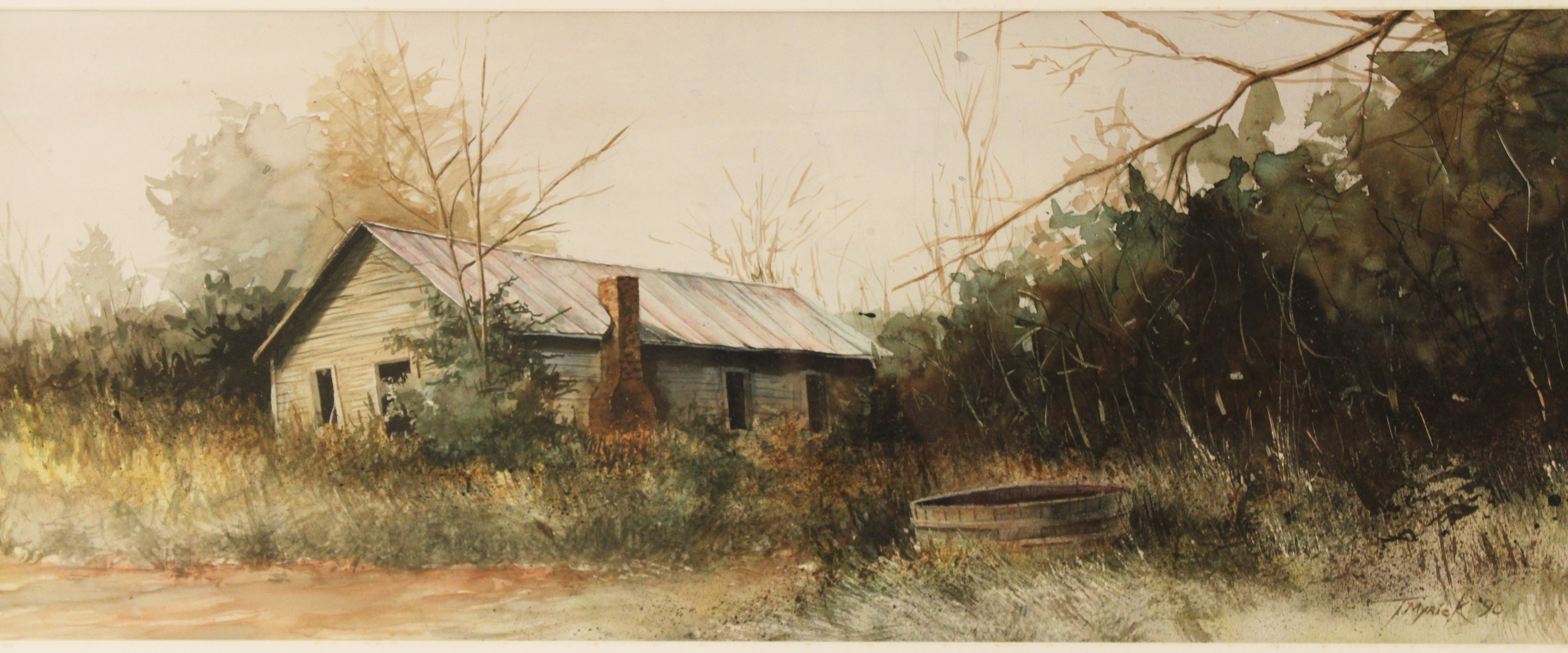 WATERCOLOR ON PAPER SIGNED