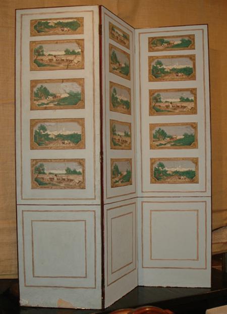 Watercolor Painted Three-Panel