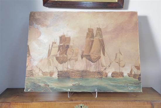 WATERCOLOR PAINTING. Depicting a