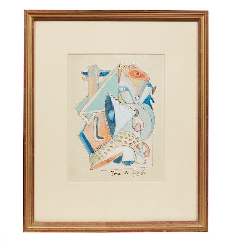 WATERCOLOR PAINTING, JOSE DE CREEFT