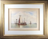 WATERCOLOR, PAUL JEAN CLAYS Pa