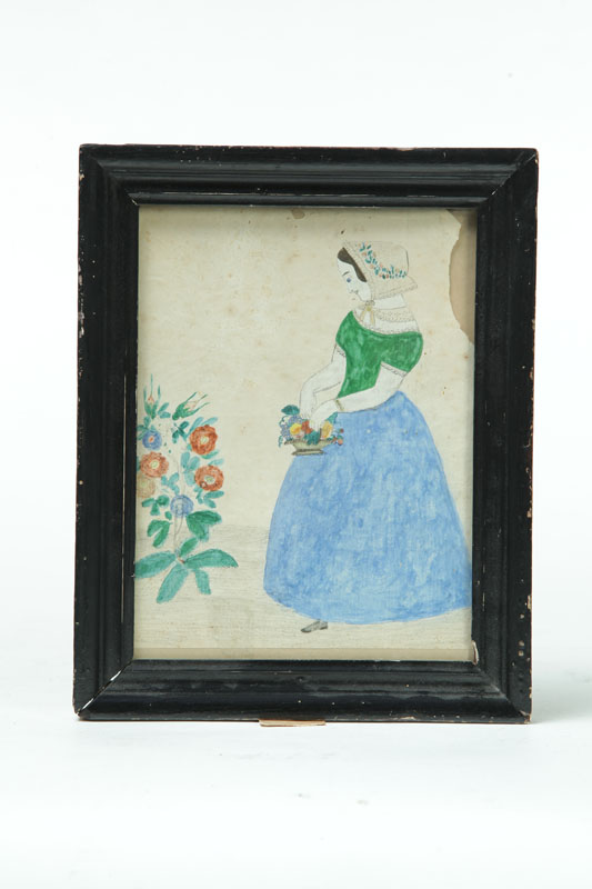WATERCOLOR PICTURE.  American 