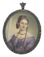 WATERCOLOR PORTRAIT MINIATURE