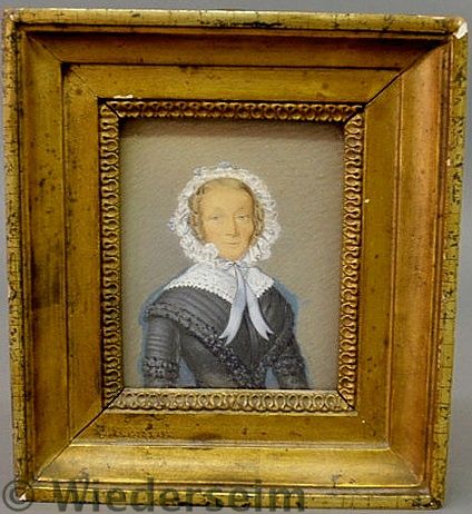 Watercolor portrait of a woman