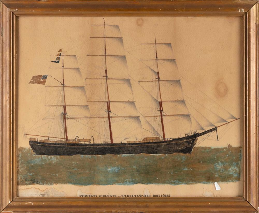 WATERCOLOR PORTRAIT OF THE SHIP