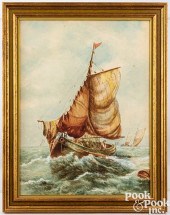 WATERCOLOR SEASCAPE, EARLY 20T