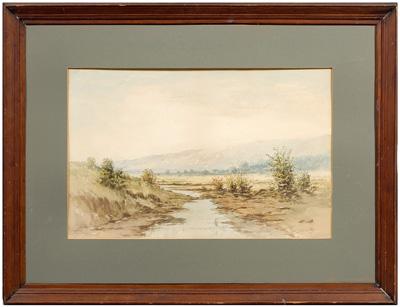 Watercolor signed &quot;B.L.