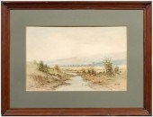 Watercolor signed &quot;B.L. R